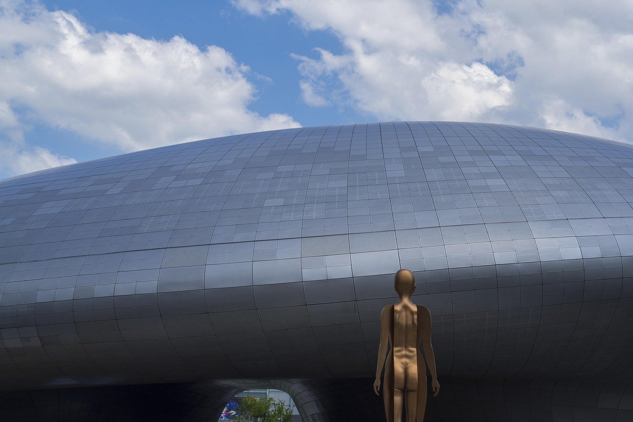 landmark, korea, ddp, modern, architecture, design, seoul, construct, zaha hadid, downtown, sky, city, hyundai, building, ddp, ddp, ddp, ddp, ddp, zaha hadid